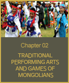 Traditional performing arts and games of mongolians